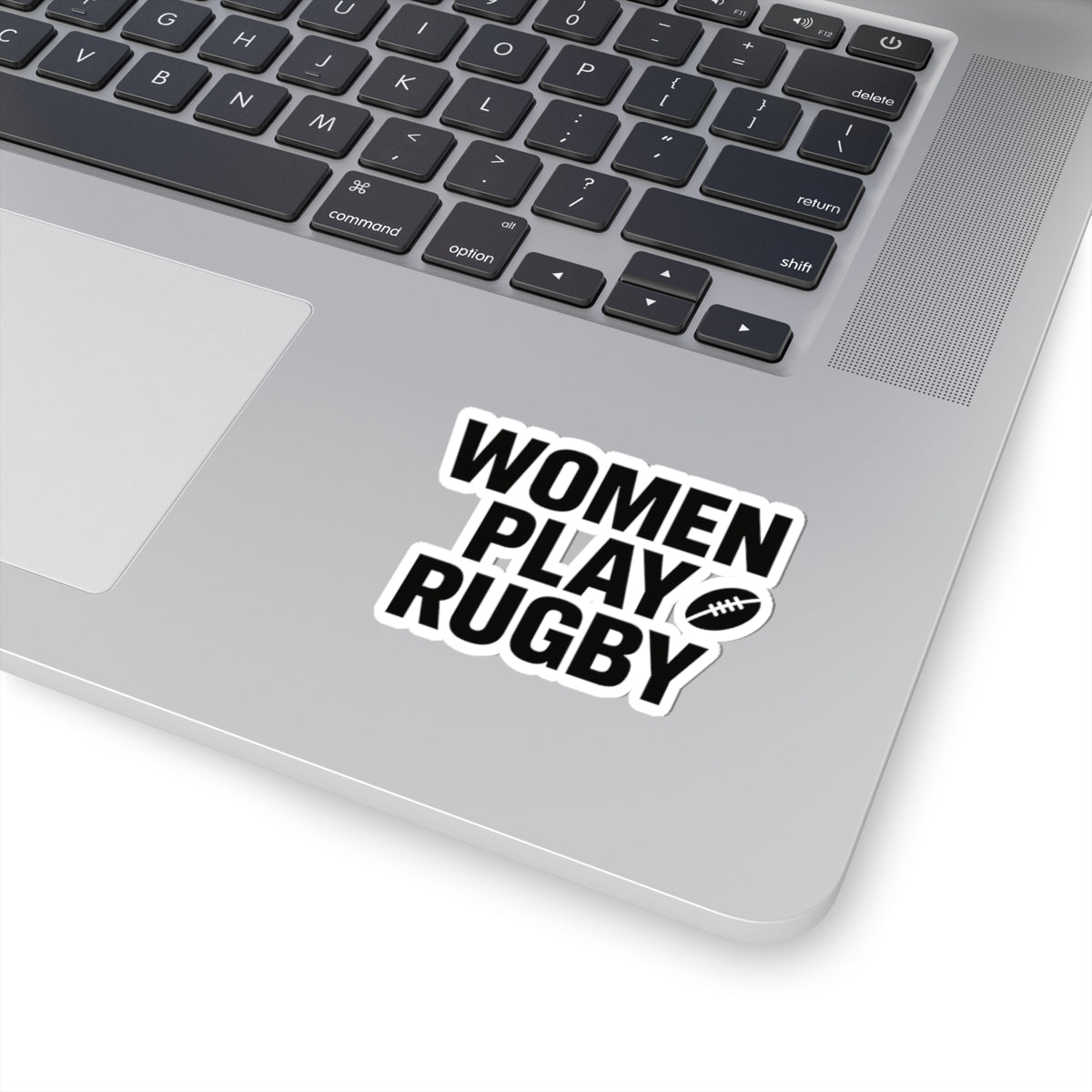 Women Play Rugby Kiss-Cut Stickers