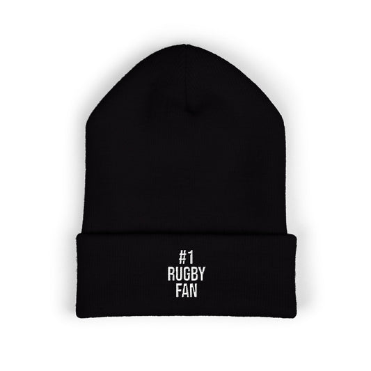 #1 Rugby Fan Beanie (Embroidery)