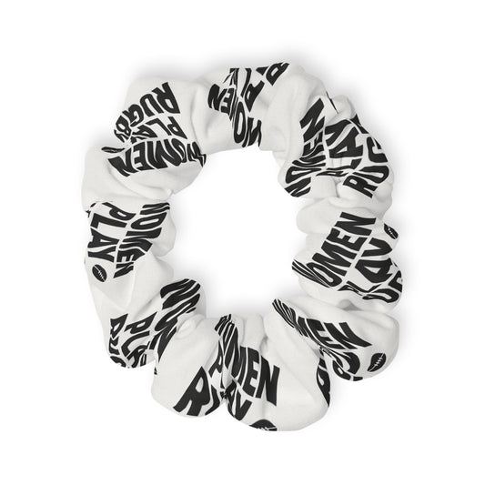 Women Play Rugby Scrunchie